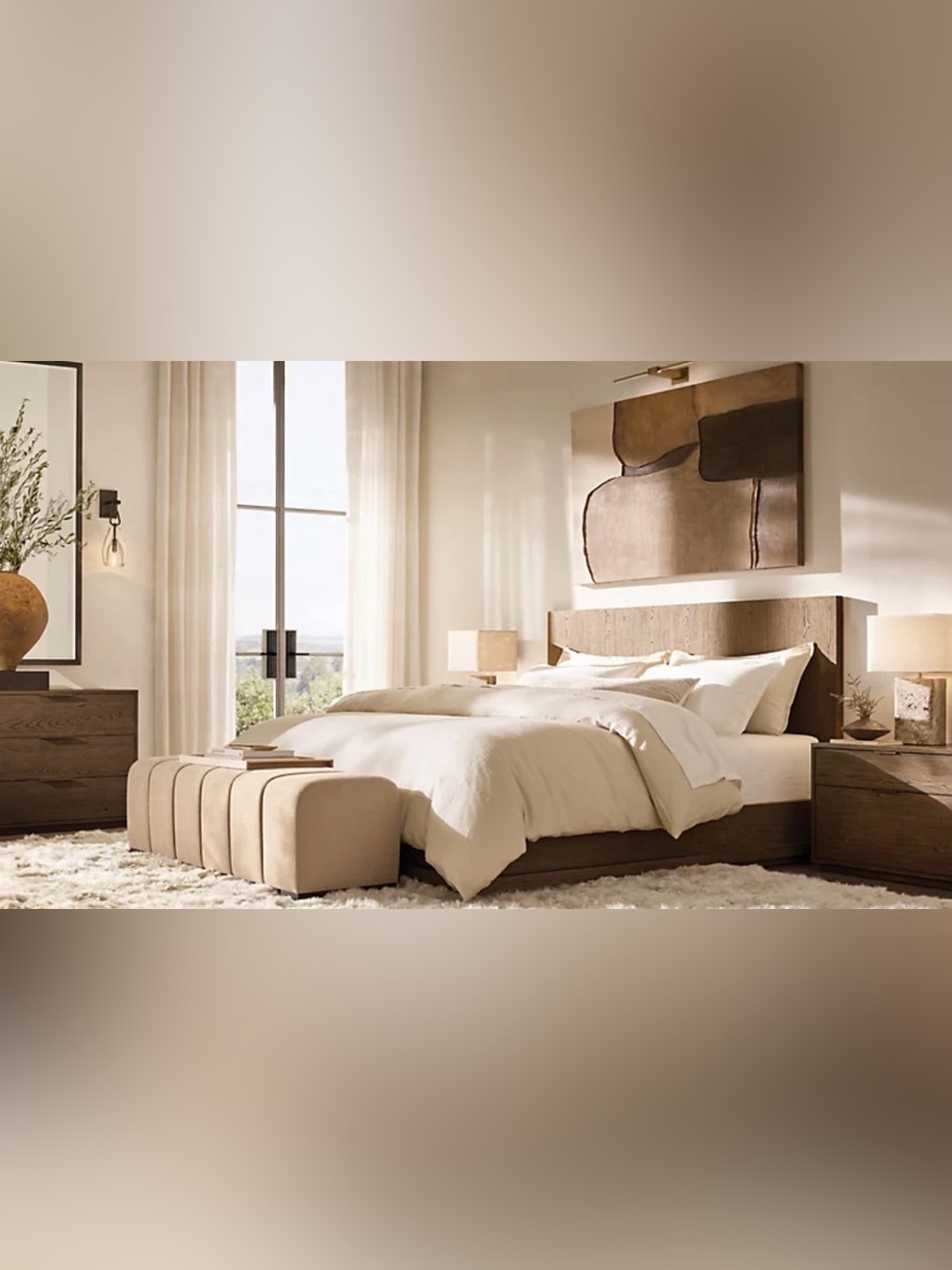 RH Restoration Hardware Italian Heritage Washed Linen Bedding Set * King * NEW